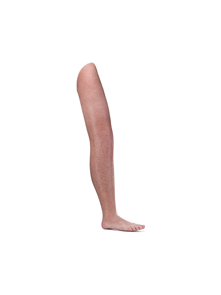 diz ustu silikon protez bacak kaplamasi